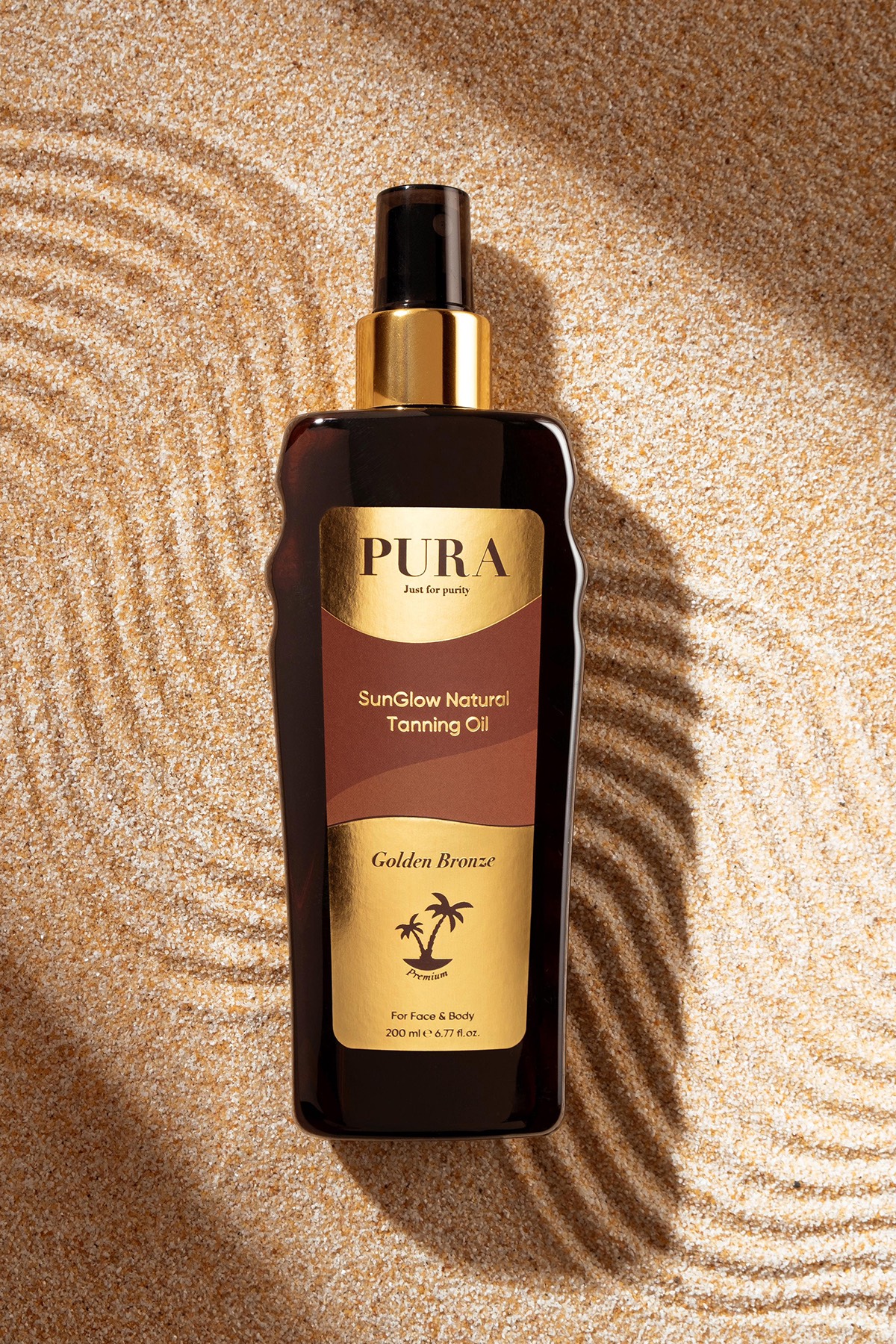 SunGlow Natural Bronzing Oil Doğal Besleyici Bronzlaştırıcı Yağ 200 ml