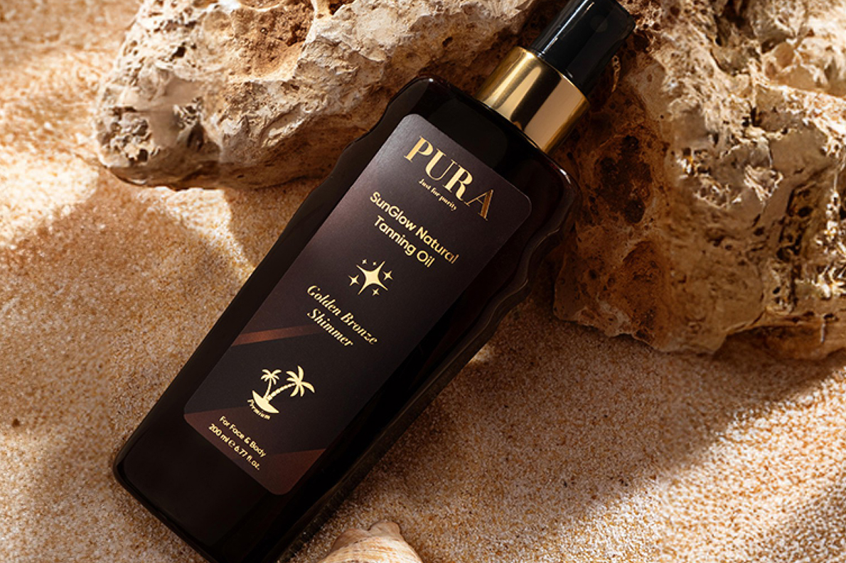 SunGlow Natural Tanning Shimmer Oil Doğal Besleyici Simli Bronzlaştırıcı Yağ 200 ml
